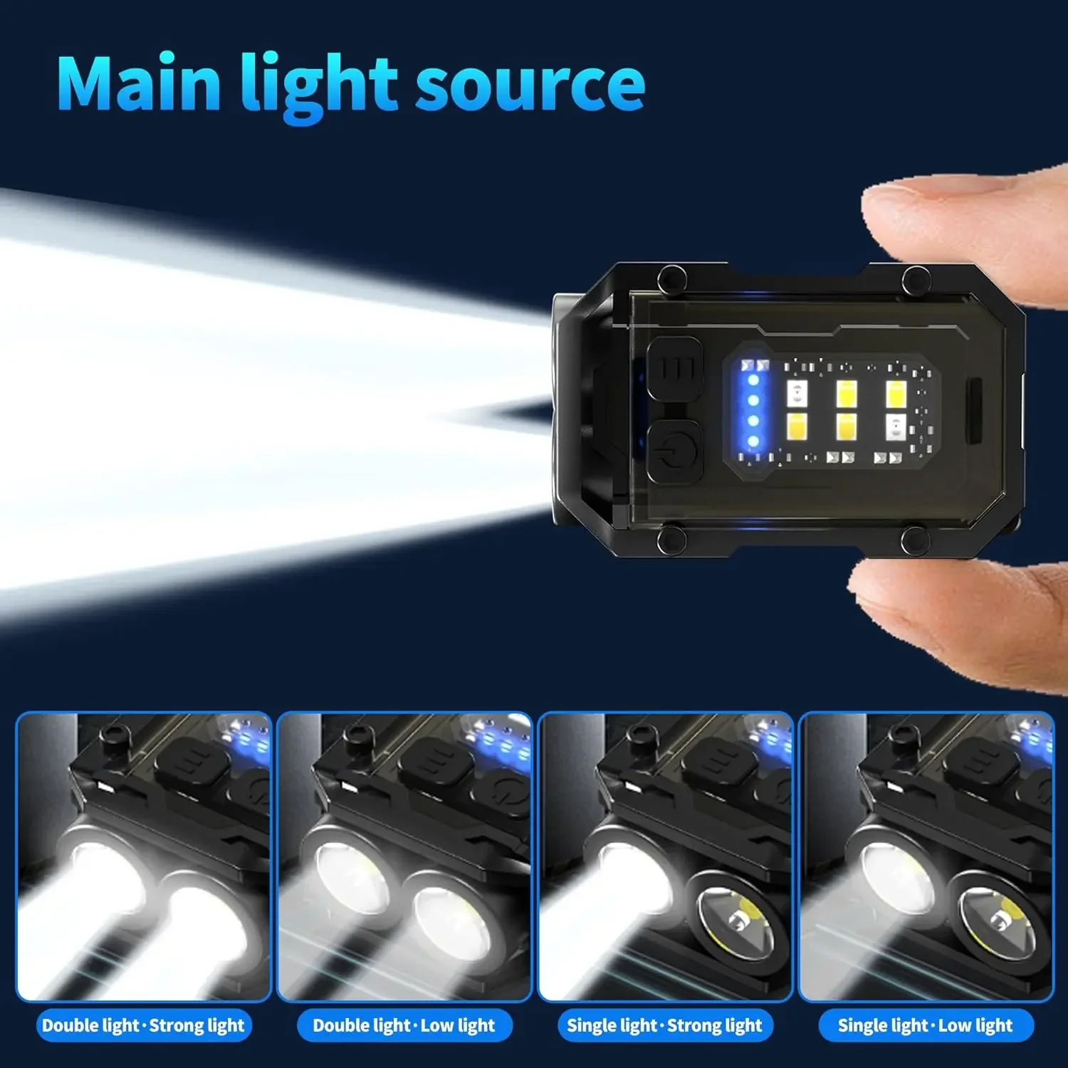 Mini COB Keychain Flashlight,C - Keychain Flashlight ulasan dan harga