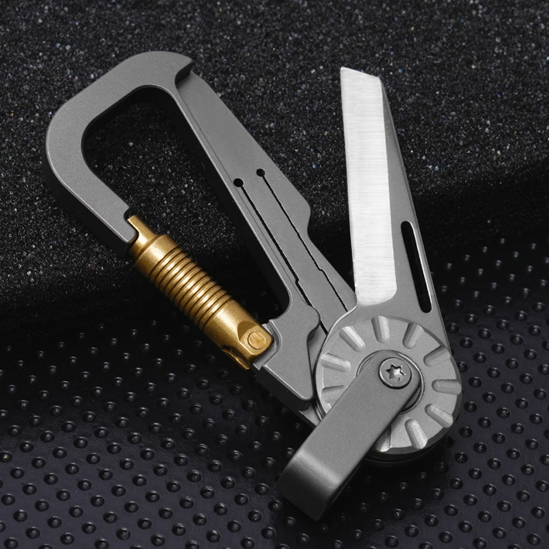 Titanium Alloy EDC Keychain Wi - Edc Carry All ulasan dan harga