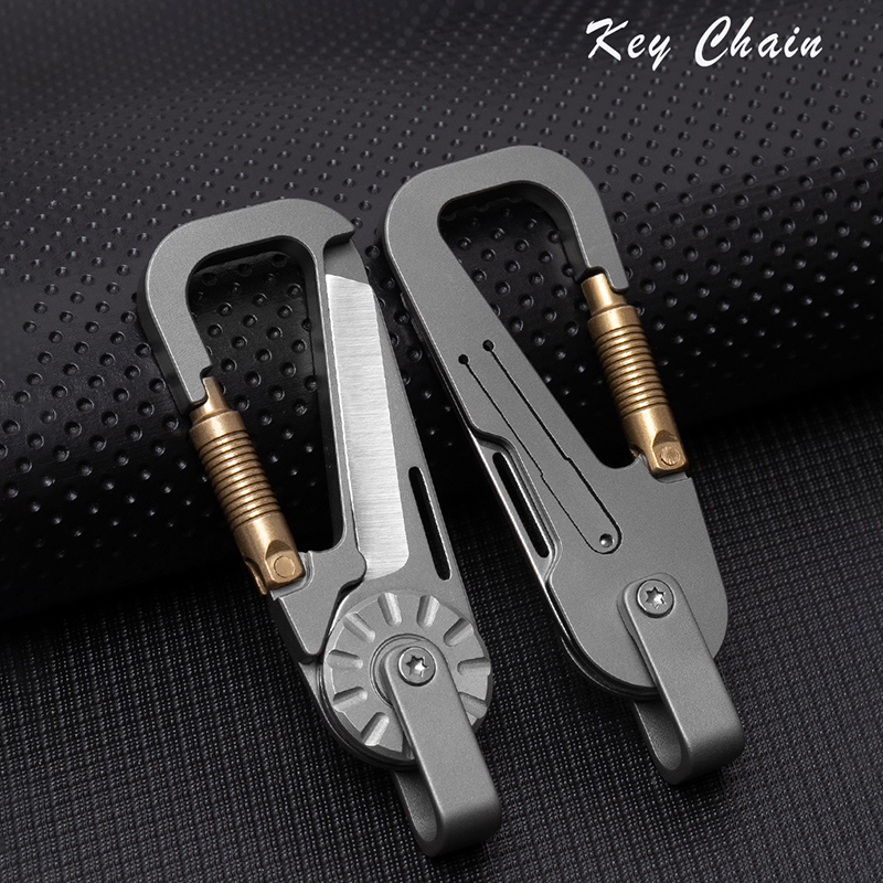 Titanium Alloy EDC Keychain Wi - Edc Carry All ulasan dan harga