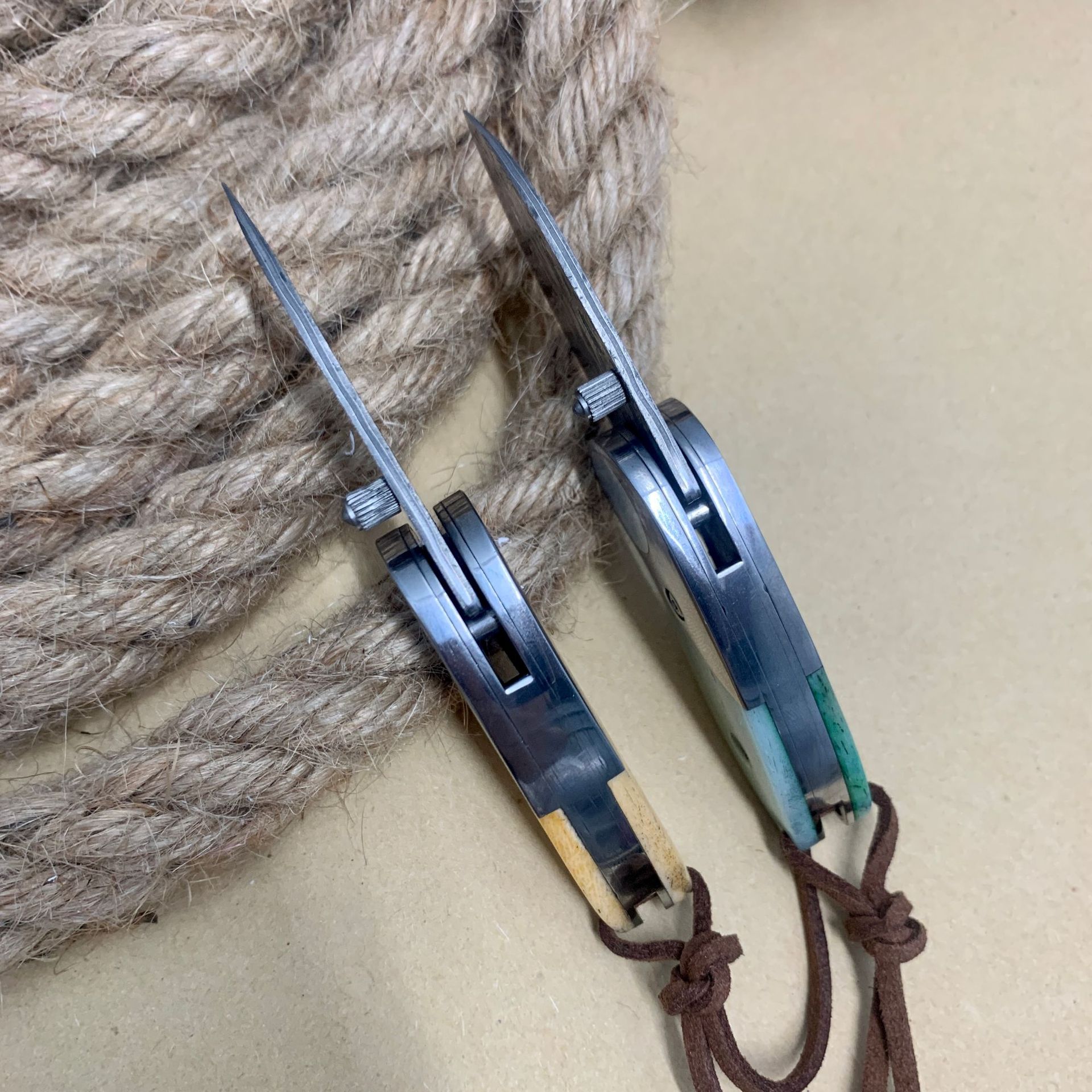 RHON Mini Size Thumb Open Pock - Edc Pocket Carry Fixed Blade ulasan dan harga