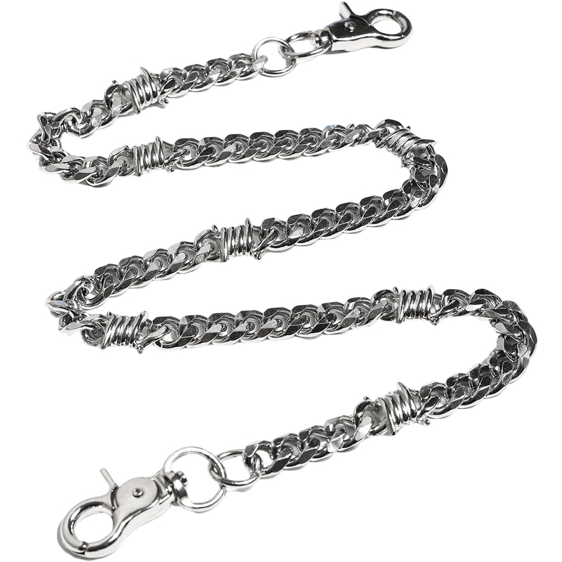 Biker Wallet Chain for Men Boy - Wallet Slim Titanium ulasan dan harga