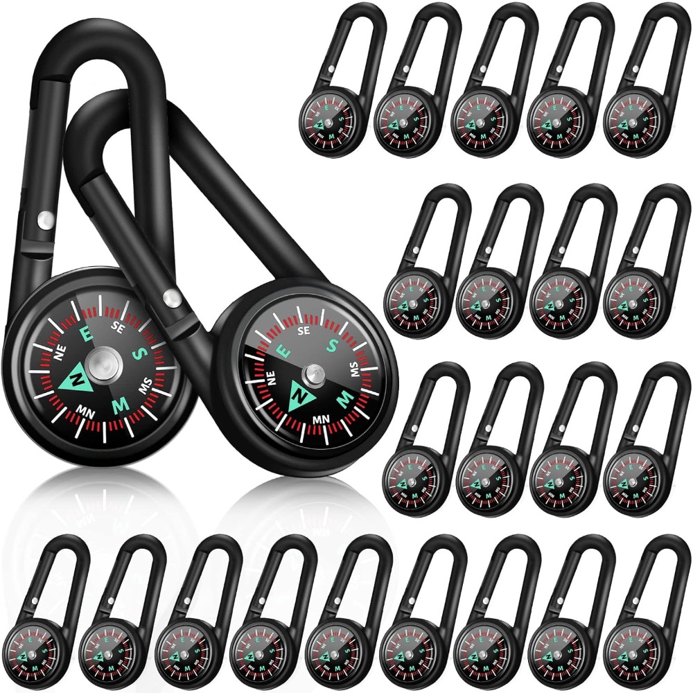 6-50 Pcs Mini Magnetic Compass - Compass Keychain Mini ulasan dan harga