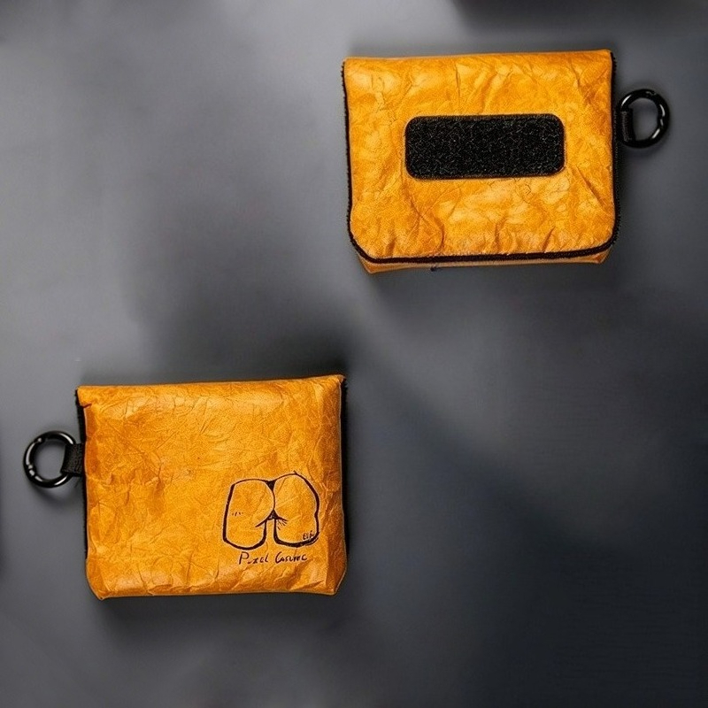 Retro Storage Pouch Mini Zippe - Edc Carry Pocket Pouch ulasan dan harga