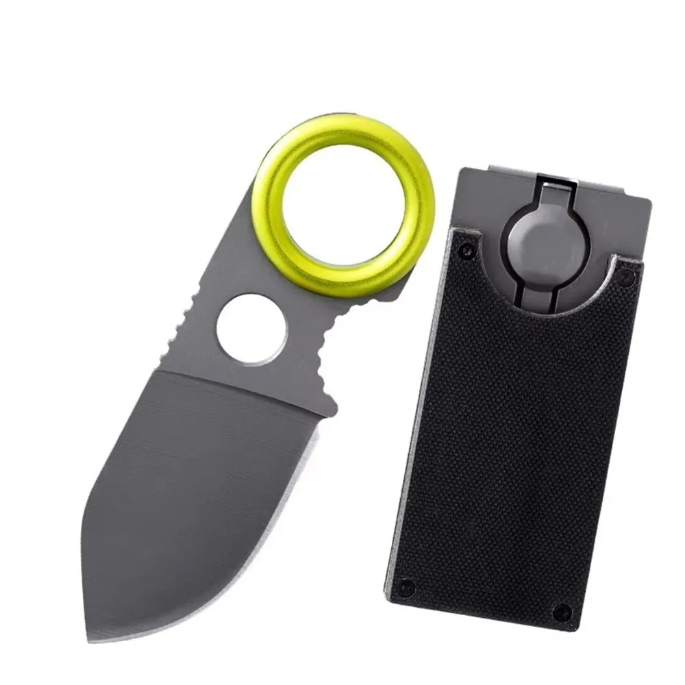 Mini EDC Ring Fixed Blade Knif - Edc Pocket Carry Fixed Blade ulasan dan harga