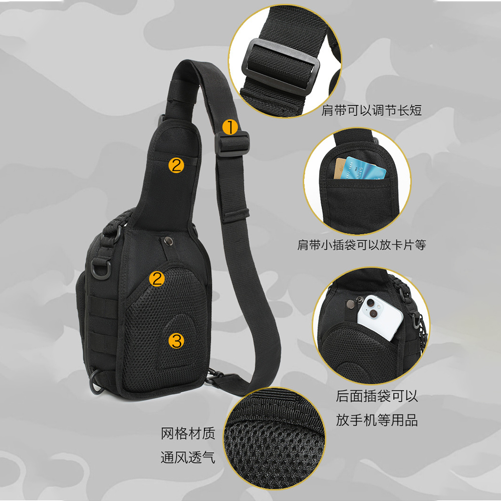 Tactical Sling Bag Pouch Multi - Edc Concealed Carry Sling Bag ulasan dan harga