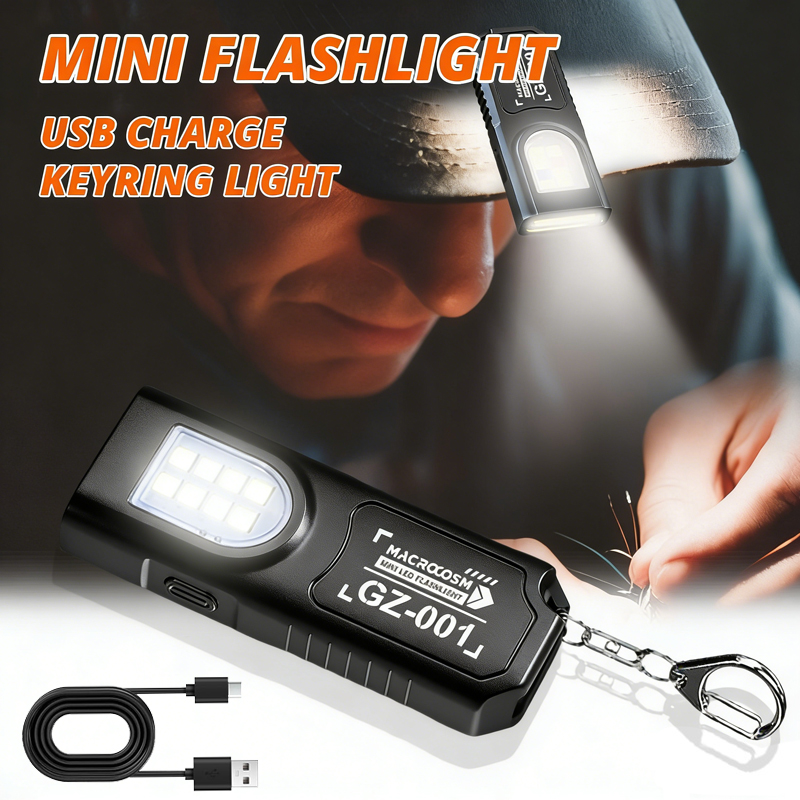 LED Keychain Flashlight Type C - Keychain Flashlight ulasan dan harga