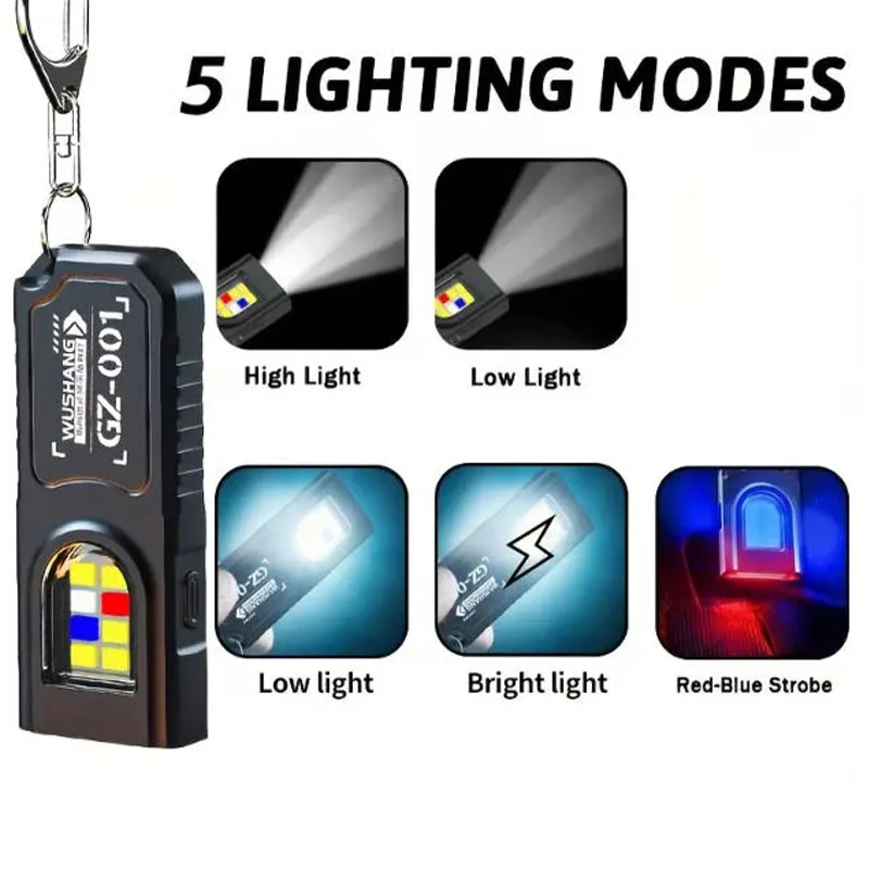 LED Keychain Flashlight Type C - Keychain Flashlight ulasan dan harga