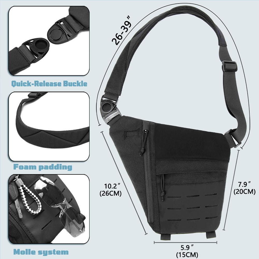 Tactical Bag Concealed Gun Bag - Edc Concealed Carry Backpack ulasan dan harga