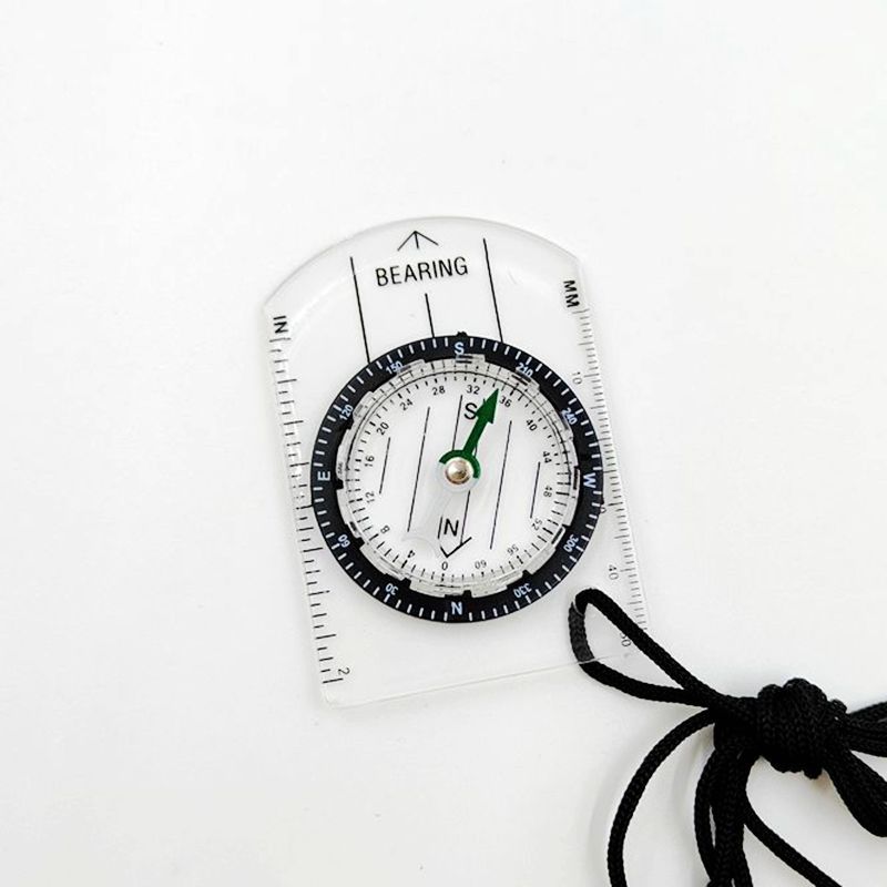 1pc new outdoor mini acrylic t - Compass Keychain Mini ulasan dan harga