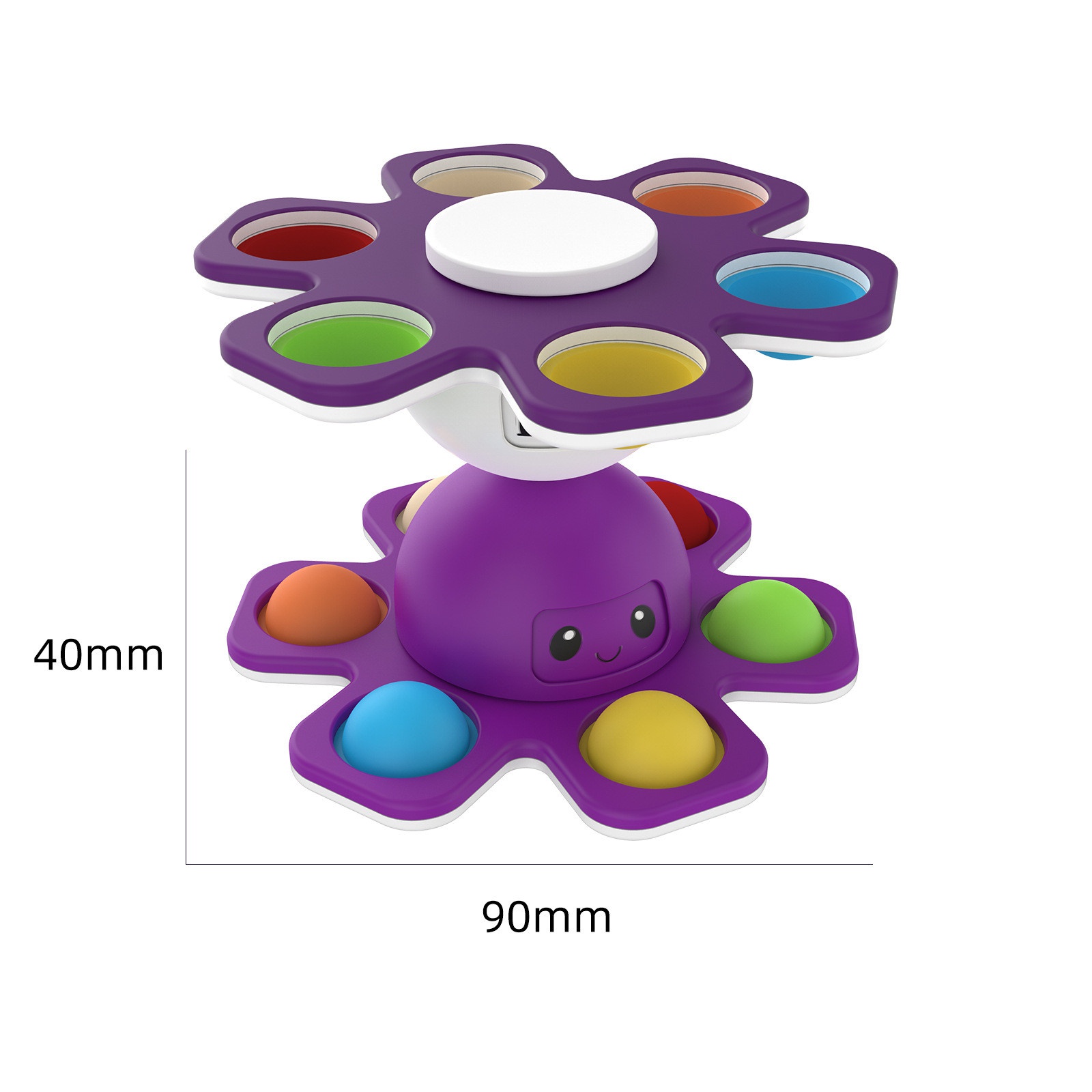 1PCS New Anti Stress Push Bubb - Fidget Spinner Bearing ulasan dan harga