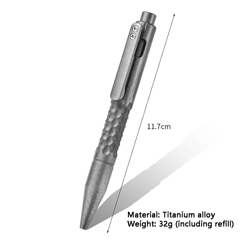 Titanium alloy signature pen p - Edc Carry Essentials ulasan dan harga