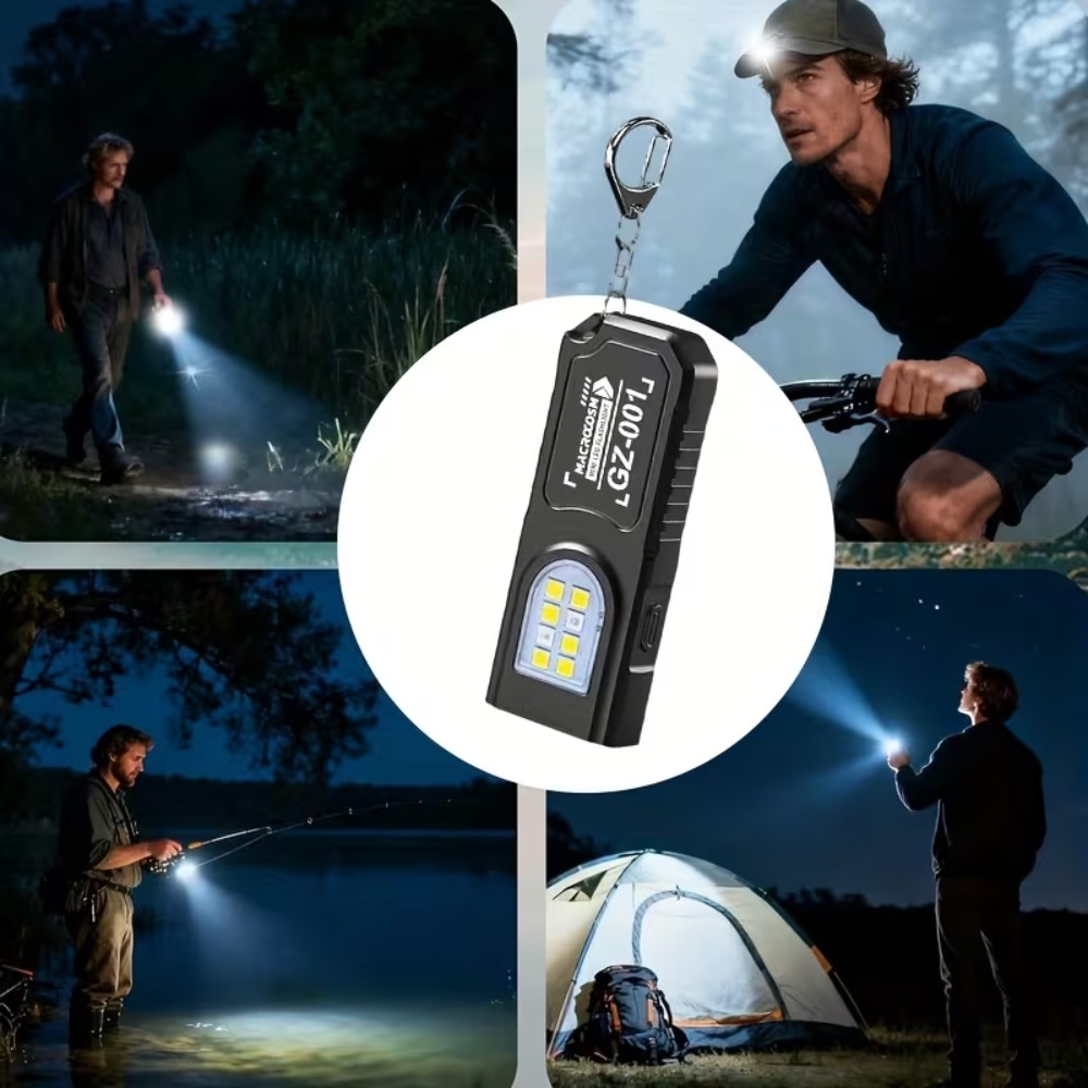 Mini COB LED Keychain Flashlig - Keychain Flashlight ulasan dan harga